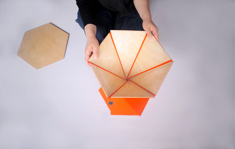 Illustration for article titled Magnetic Origami Tables Shouldn’t Make Sense But They’re Perfect